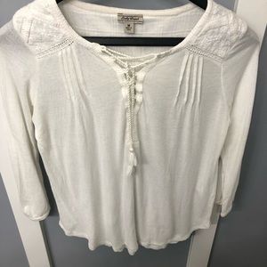Cream Lucky Brand top